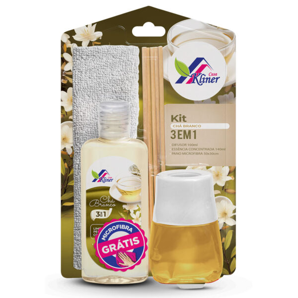 Kit 3 em 1 - Chá Branco